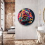 Wallity Cuadro decorativo de vidrio templado Multicolor (80 x 80 cm)